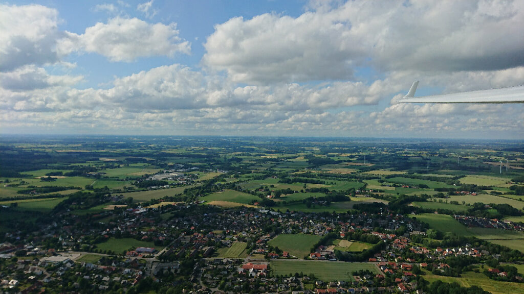 Rundflug im Segelflugzeug über Bohmte & Bad Essen